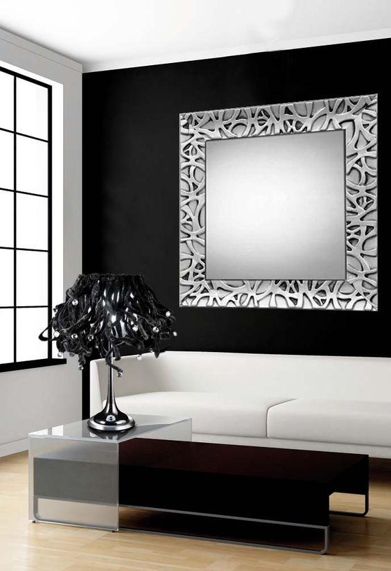 modern bright minimalist interior with furniture